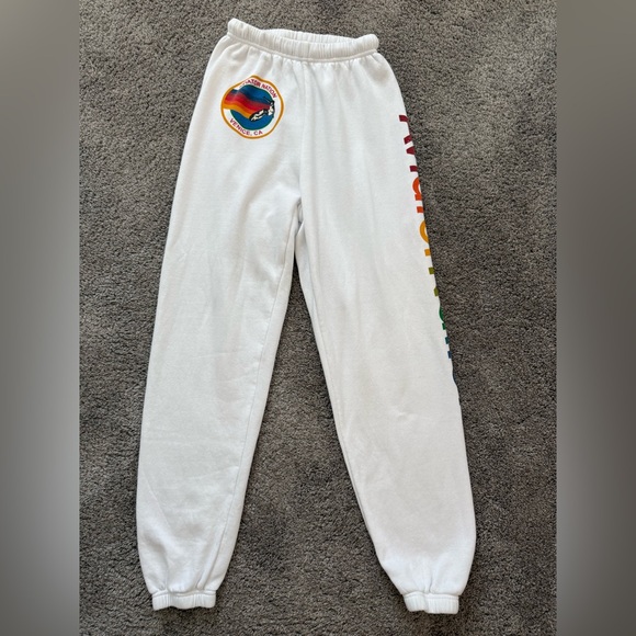Aviator Nation Sweatpants - White size small - Picture 3 of 6